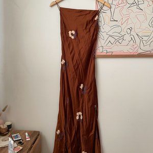 UO -Gilla Slip Dress with open back. NEW